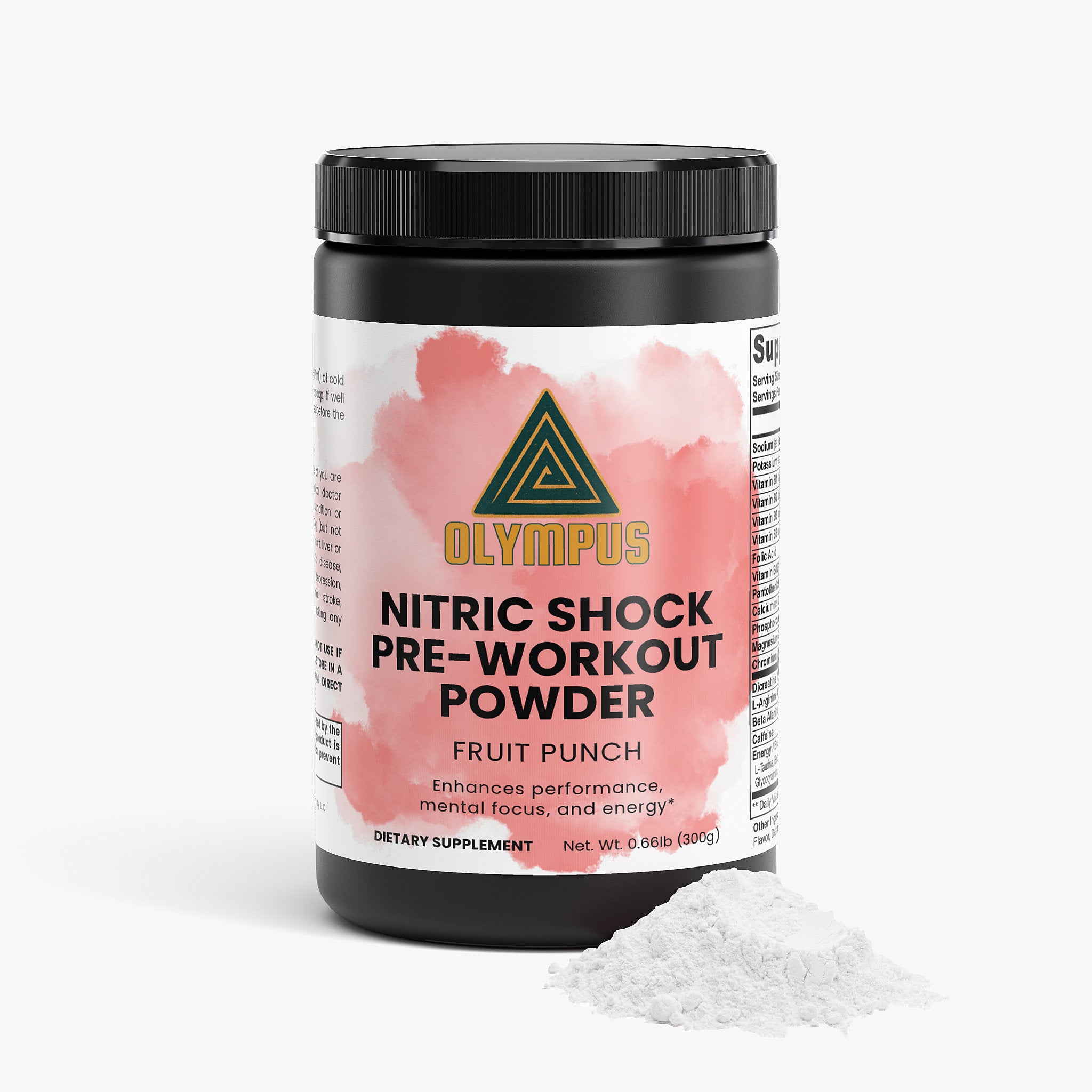 Nitric Shock Pre-Workout Powder (Fruit Punch)